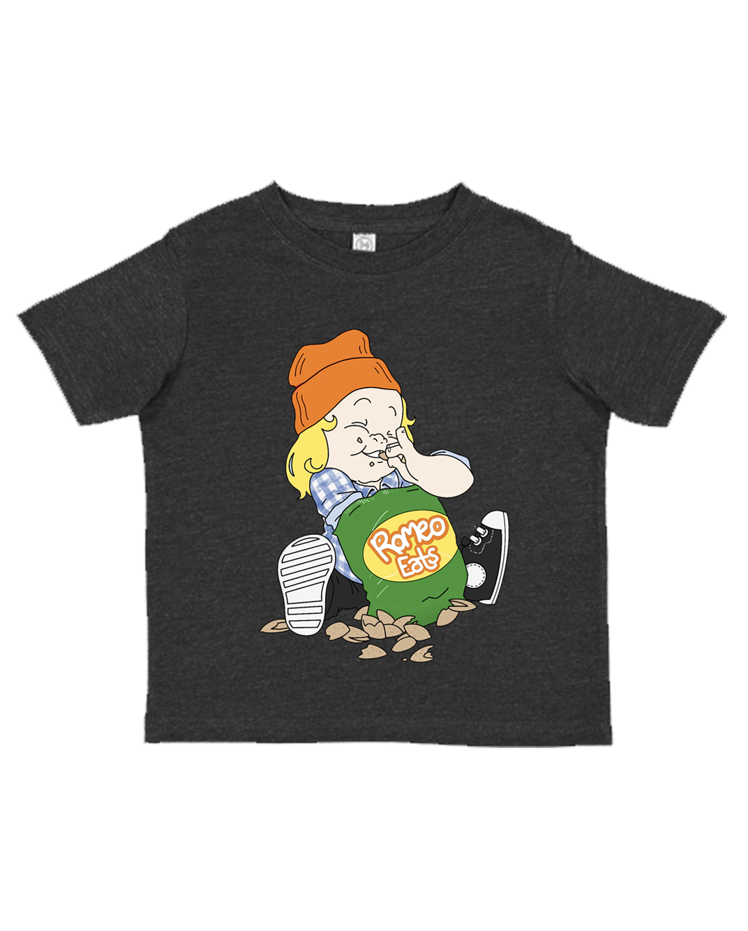 Romeo Eats Almonds Youth Tee