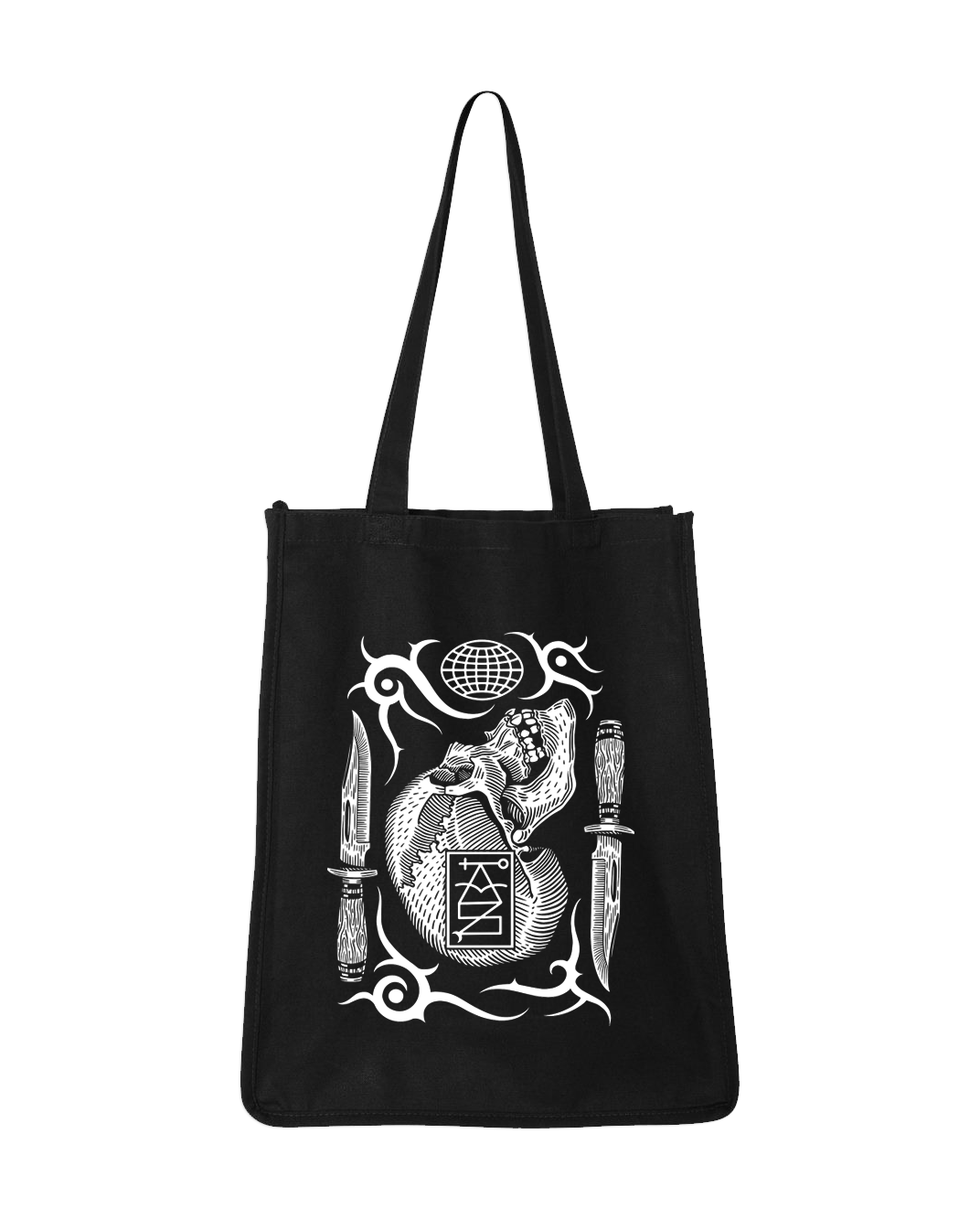 Protection Skull Tote Bag (Black)