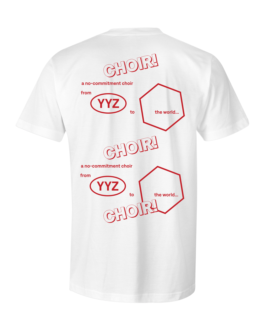 Never Stop Singing! T-Shirt (White)