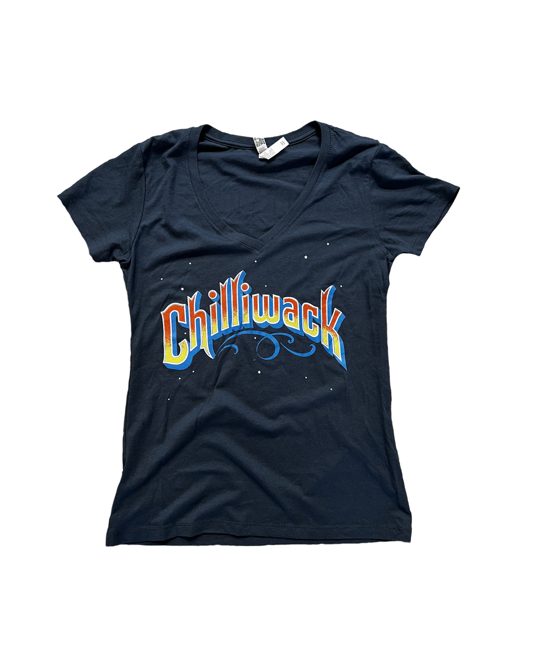 Logo Ladies V-Neck (Navy)