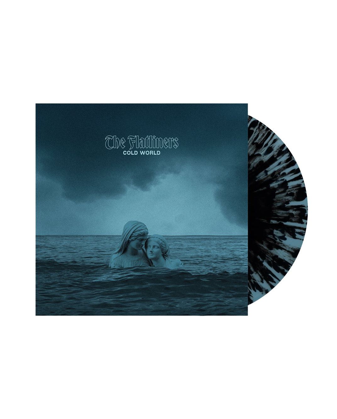 Cold World LP (Blue & Black Splatter)