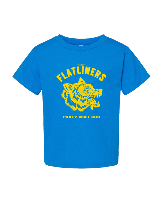 Party Wolf Cub Toddler Tee (Cobalt)