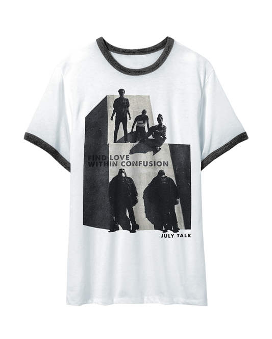 Find Love Within Confusion Ringer Tee