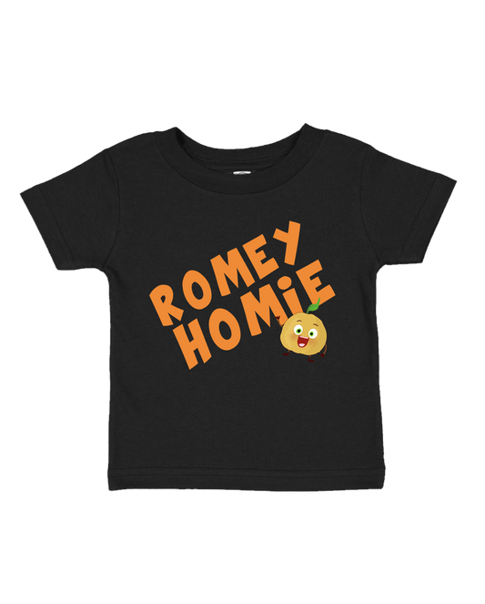 Romey Homie Toddler Tee (Black)