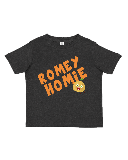 Romey Homie Youth Tee (Dark Heather)