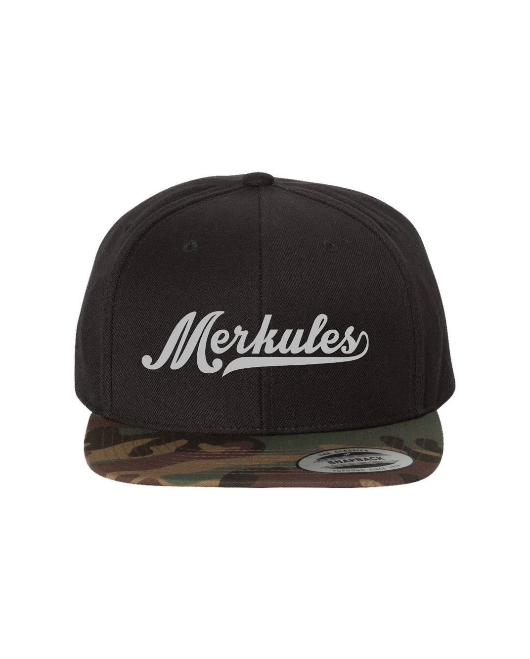 Logo Snapback (Black & Camo)