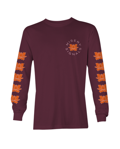 Flower Longsleeve (Maroon)