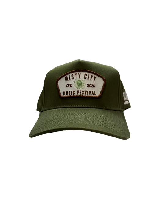 Misty City Whiskey Road Hat (Green)