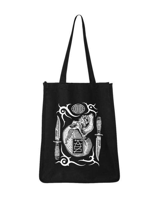 Protection Skull Tote Bag (Black)
