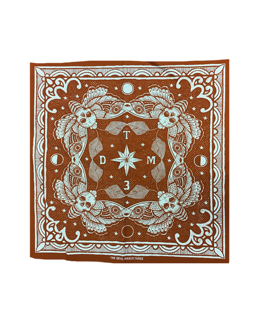 Butterfly Bandana (Rust)
