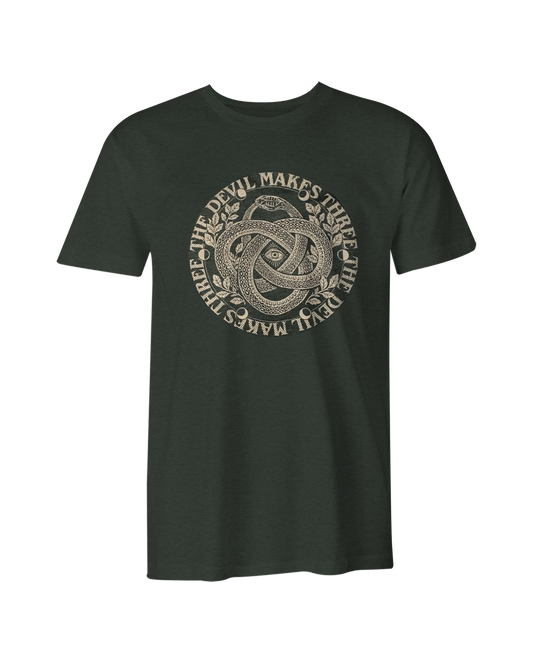 Snake Knot T-Shirt (Heather Forest)
