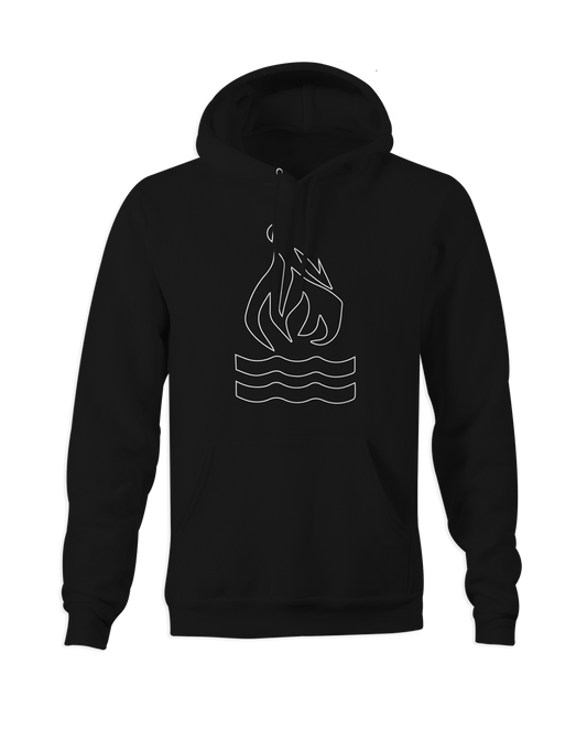 Traditional Outline Pullover Hoodie