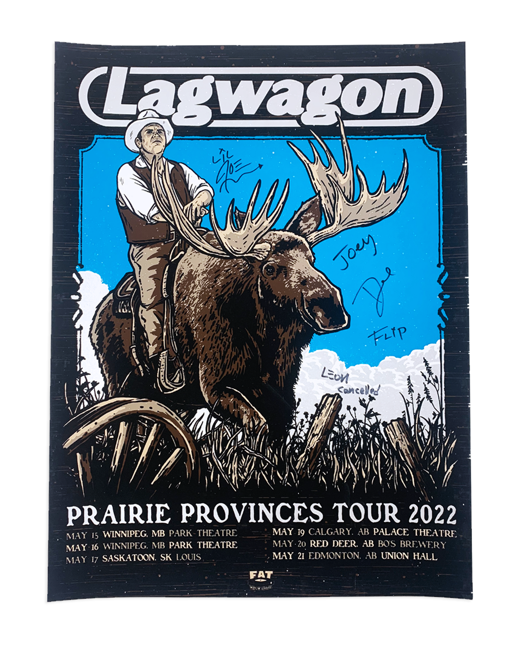 Prairie Provinces Screen Printed Poster (Signed)