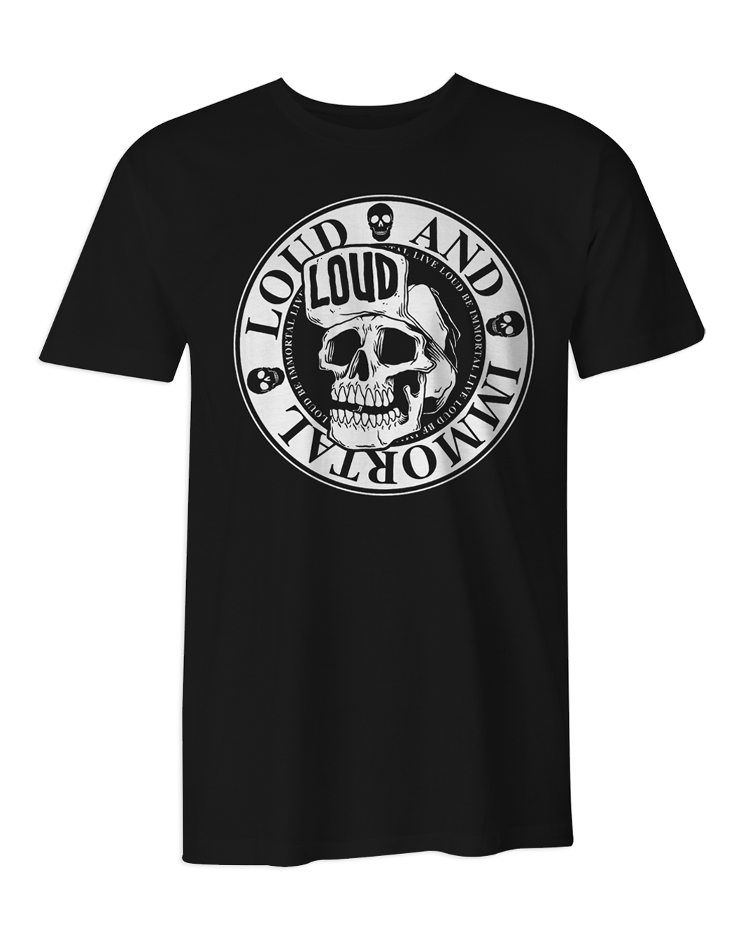 Loud & Immortal Skull Logo T-Shirt